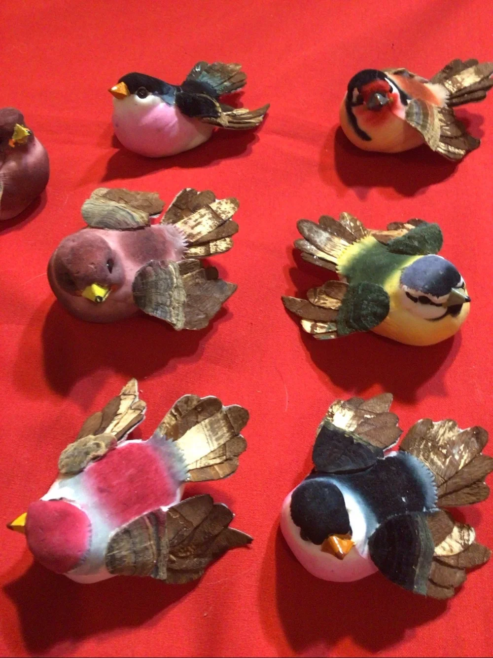 Lot of 17 Birds Lightweight for Decor/Crafts